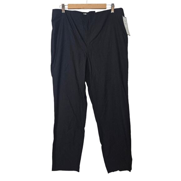 NWT Charter Club Skinny Leg Chelsea Black Waist Smoothing Pants - Picture 1 of 10
